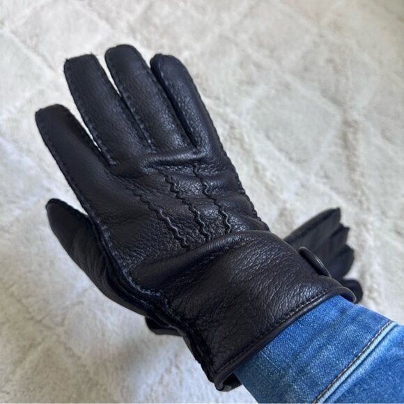 Martelli Glove Factory | Handcrafted Leather, Cashmere Lined Gloves | Size 8.5 - Picture 8 of 8